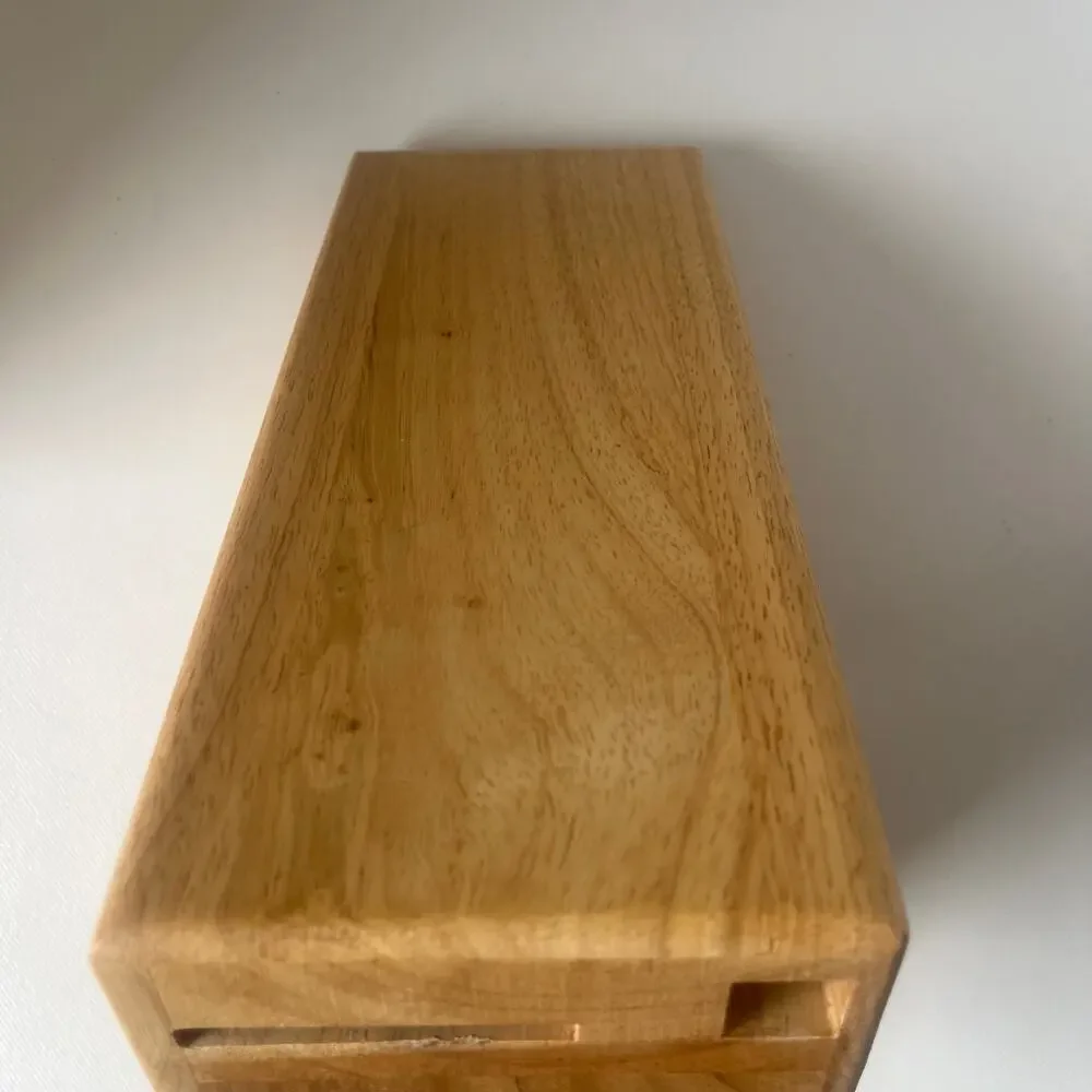 WUSTHOF 13 Slots Knife Wood Block Light Oak Kitchen Counter Beechwood